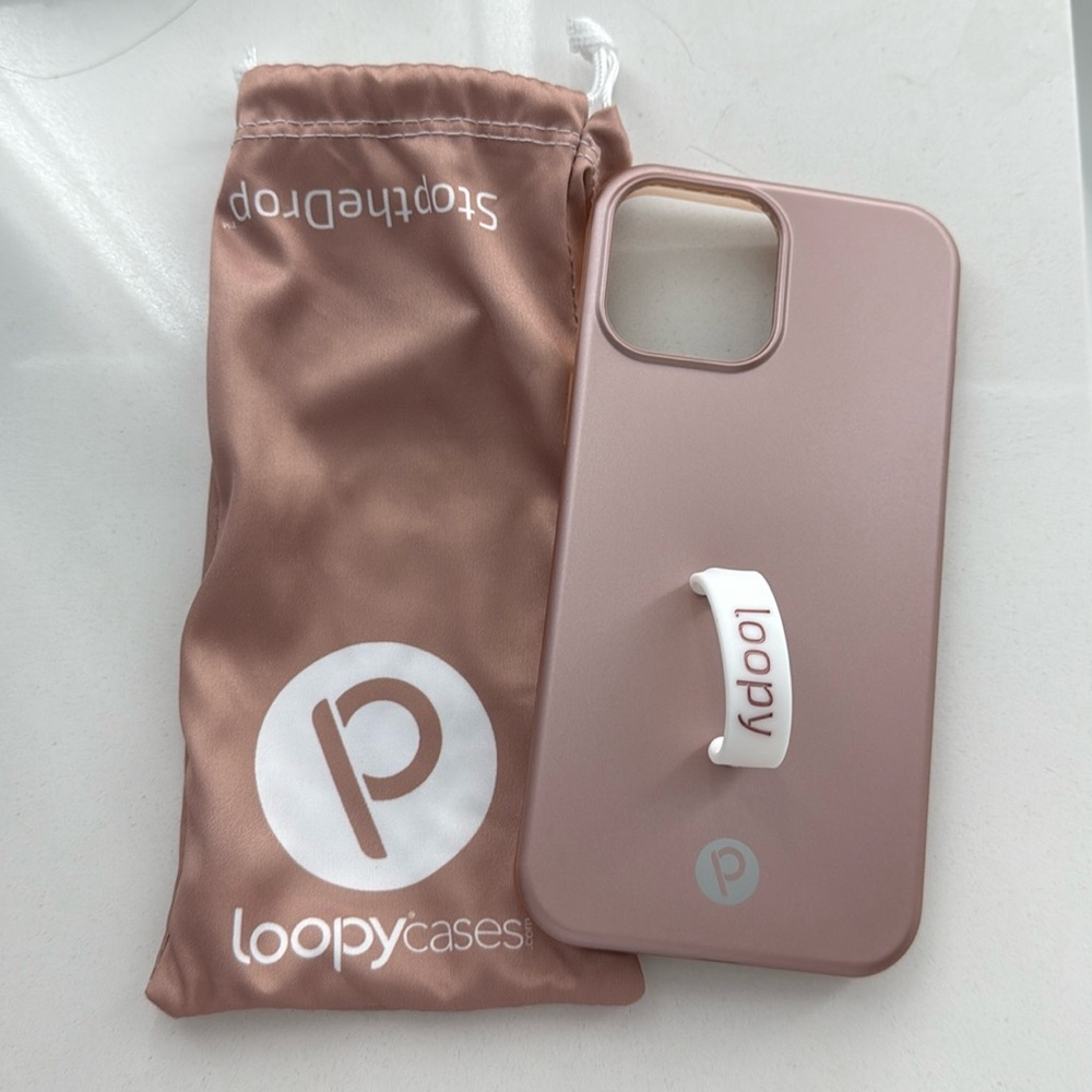 Loopy Case for iPhone 12 Pro Max- Rose Gold